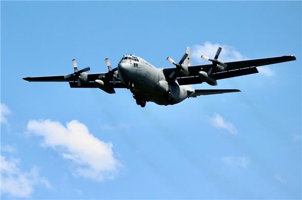 Dänische Hercules C-130J kommt nach St. Stephan 