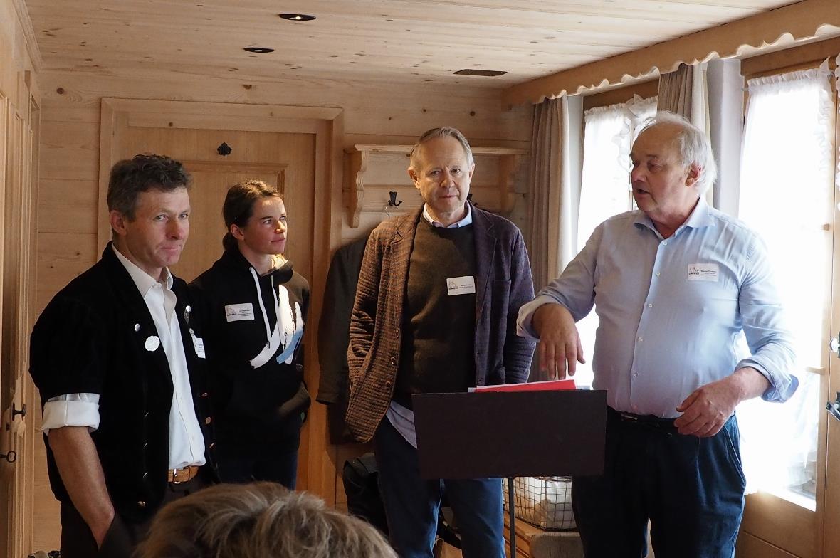  Johann von Grünigen, Landwirt und Mitinitiant des Vereins, und Profi-Langläufer...