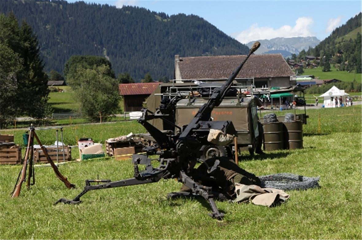  Lang, lang ist's her Flab Kanone im Einsatz bis ca. 1950.