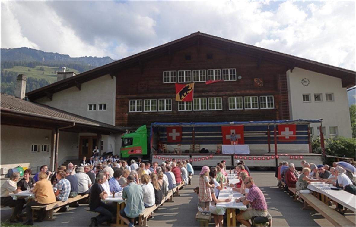 1. August-Feier in Därstetten.