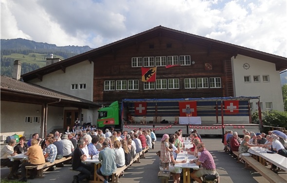 1. August-Feier in Därstetten.