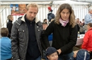 1:0 für den Berner Alpkäse: FC-Thun-Star Mauro Lustrinelli (mit Ehefrau und Sohn...