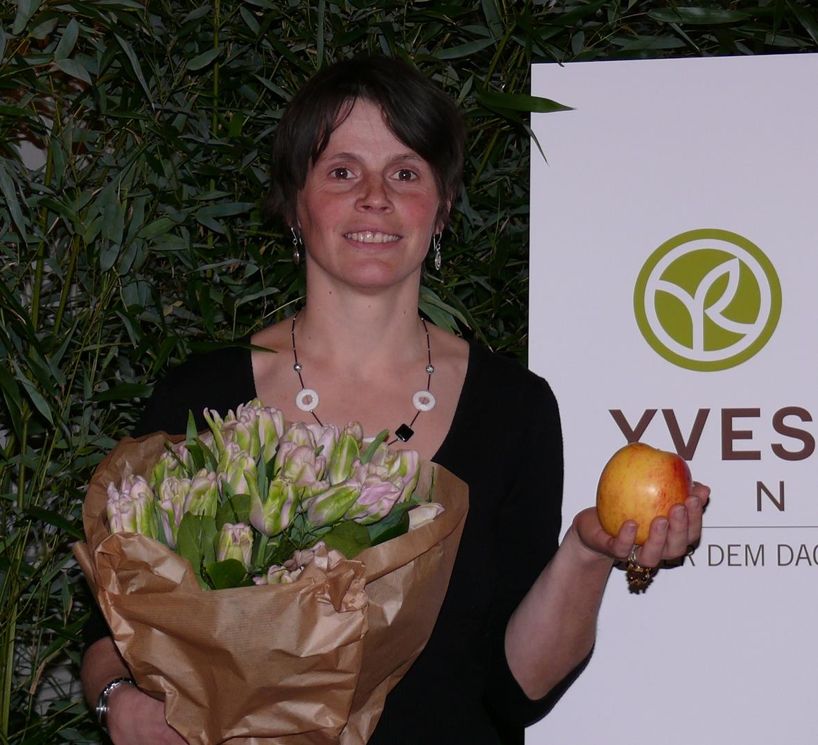 2. Preis für Cathrin Linke mit ihrem Projekt: «Erhalt der Obsthochstämme im Simmental zur nachhaltigen Bewahrung des Landschaftsbildes».