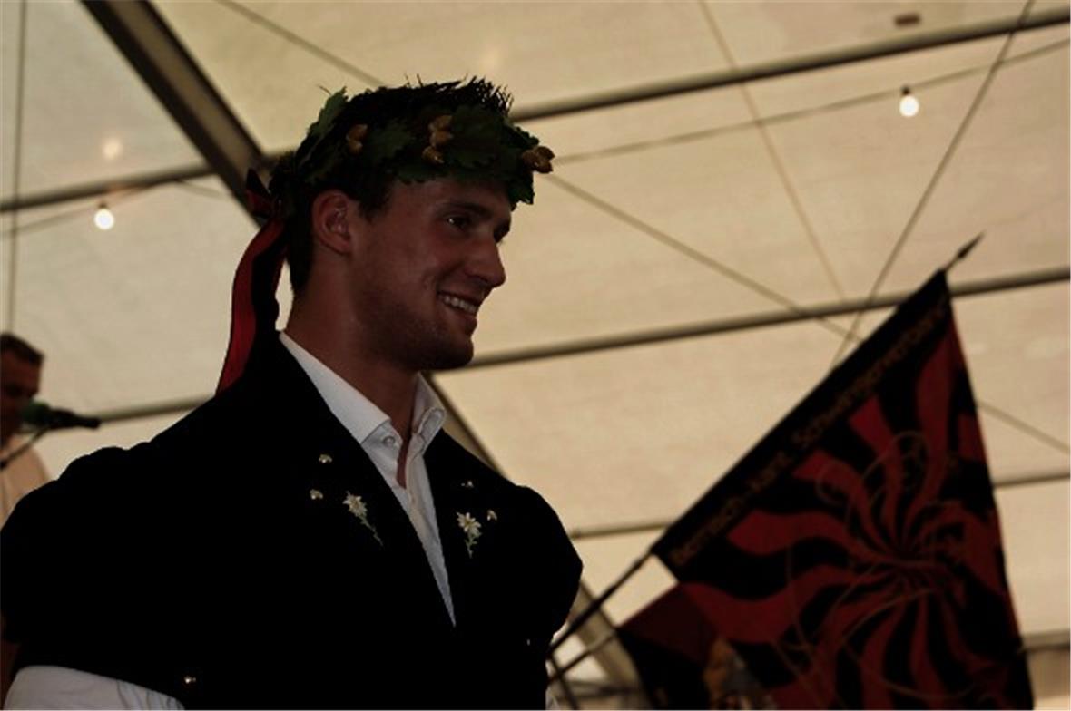 28. Festkranz für Kilian Wenger