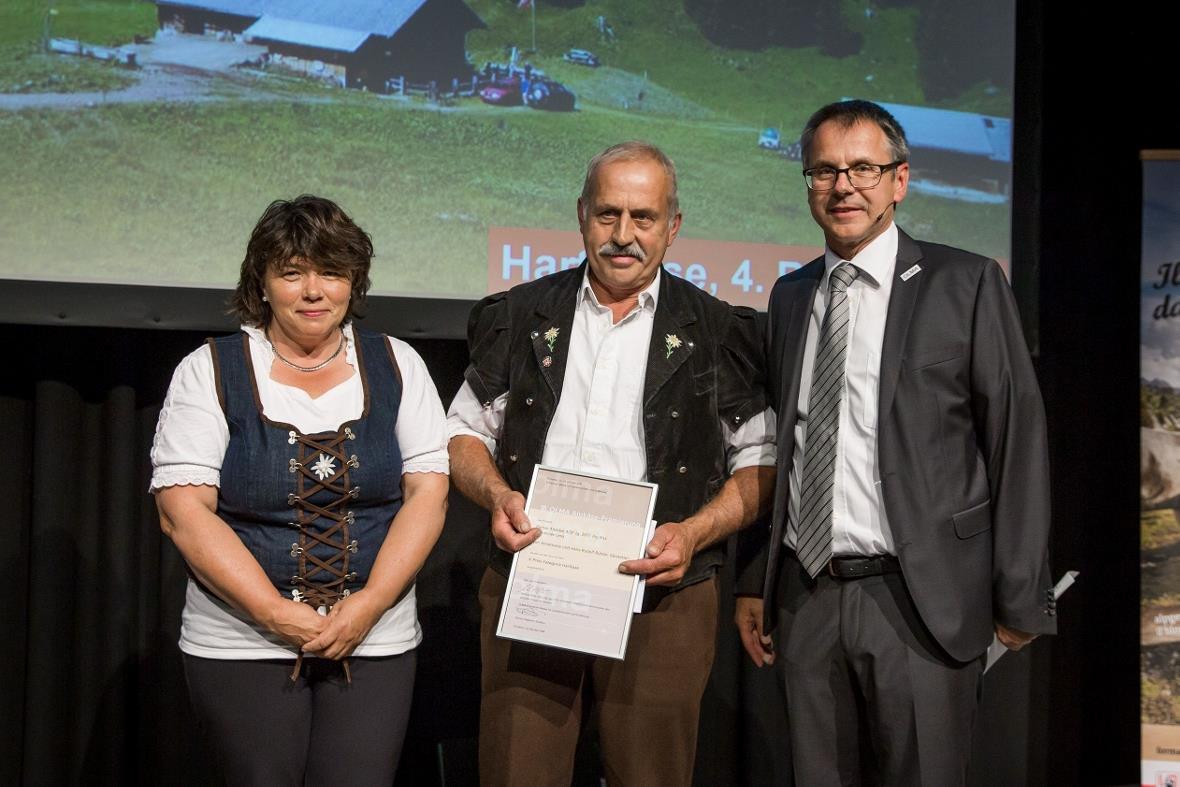 4. Preis in der Kategorie Berner Alpkäse AOP, Jg. 2017: Annemarie und Hans-Rudol...