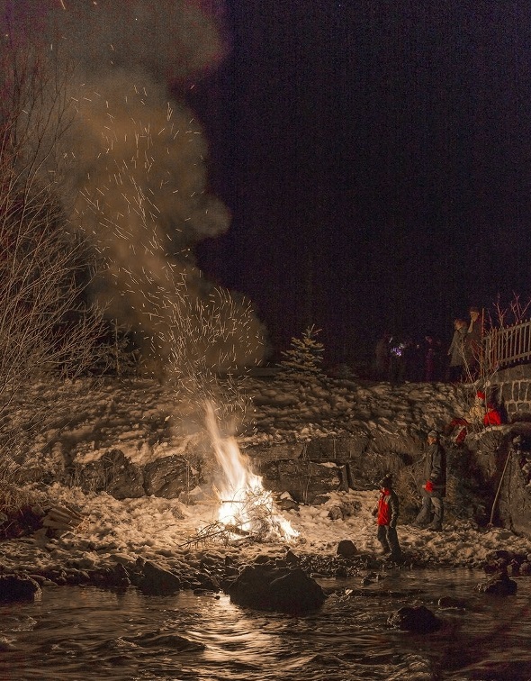 81 Weihnachtsbäume gingen in St. Stephan in Flammen auf.