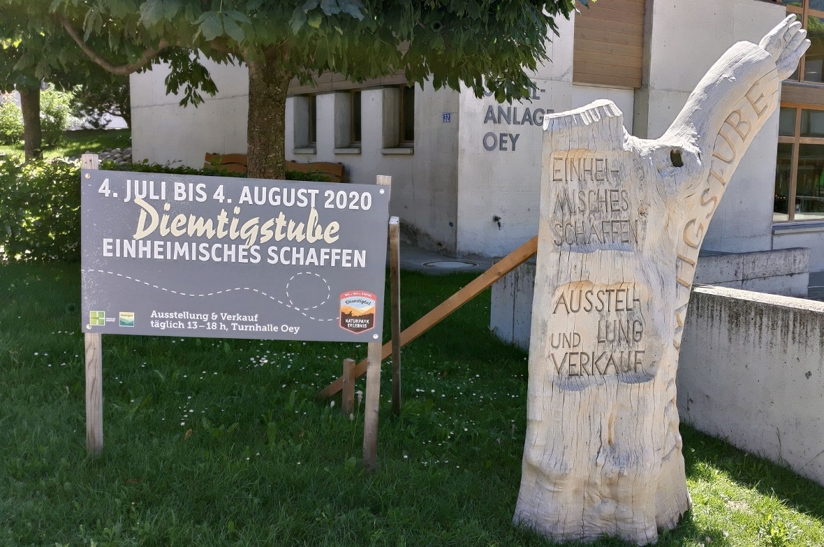 Abwechslungsreiches Kunsthandwerk an der diesjährigen Diemtigstube.