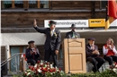 Adrian Waldmann von der MG Zweisimmen wurde für 50 aktive Jahre als Ehrenveteran...