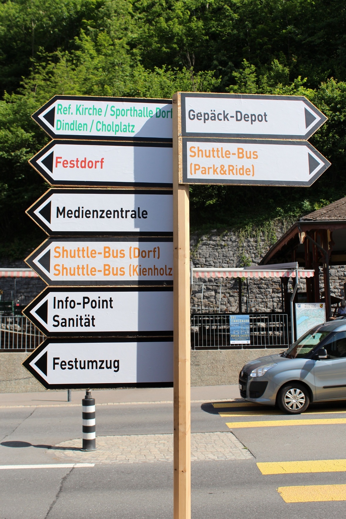 Äusserst gute Organisation und «wegweisende» Beschilderung kennzeichneten das ka...