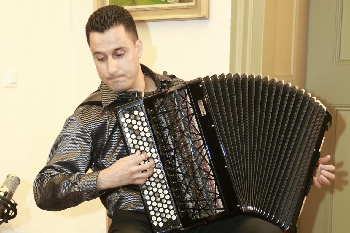 Akkordeonist Gyorgi Spasov.