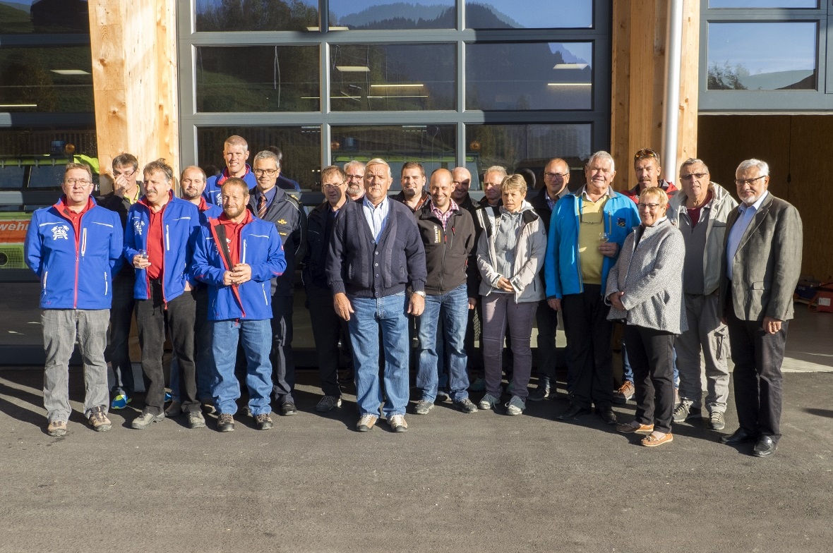 Aktive und ehemalige Feuerwehrkommandanten, Mitglieder des Feuerwehrverbandes, s...