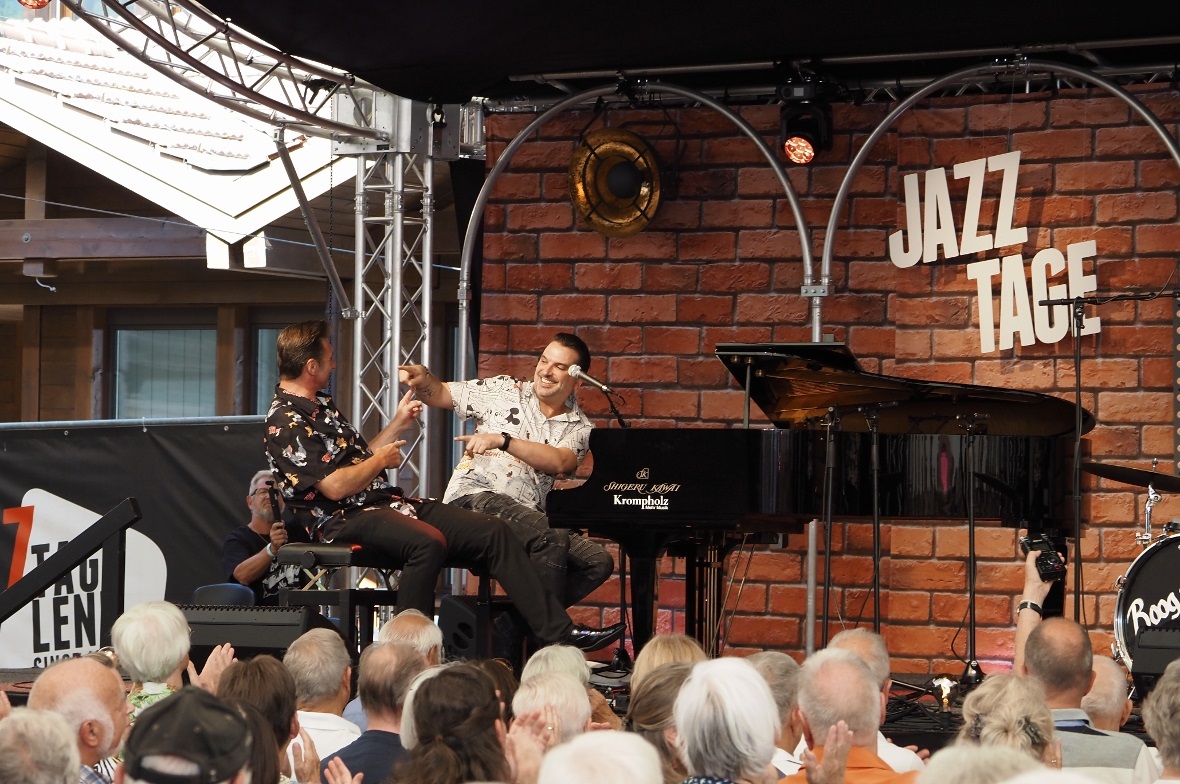 Alain Boog und Nico Brina als Boog & Brina am Sonntag, 12. Juli 2026 bei den Jaz...