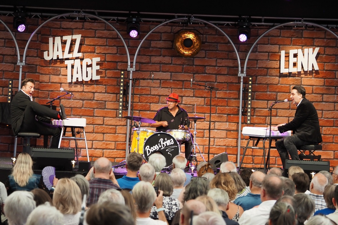 Alain Boog und Nico Brina als Boog & Brina am Sonntag, 12. Juli 2026 bei den Jaz...