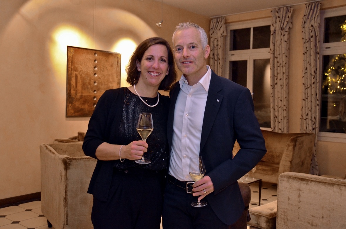 Albert Kruker (Direktor Lenk-Simmental Tourismus AG) mit seiner Frau, Vera Kruke...