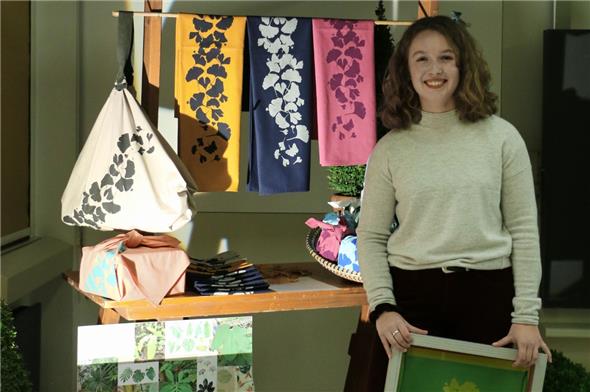 Aline Pfister gedenkt, ihr Furoshiki auch zu verkaufen.