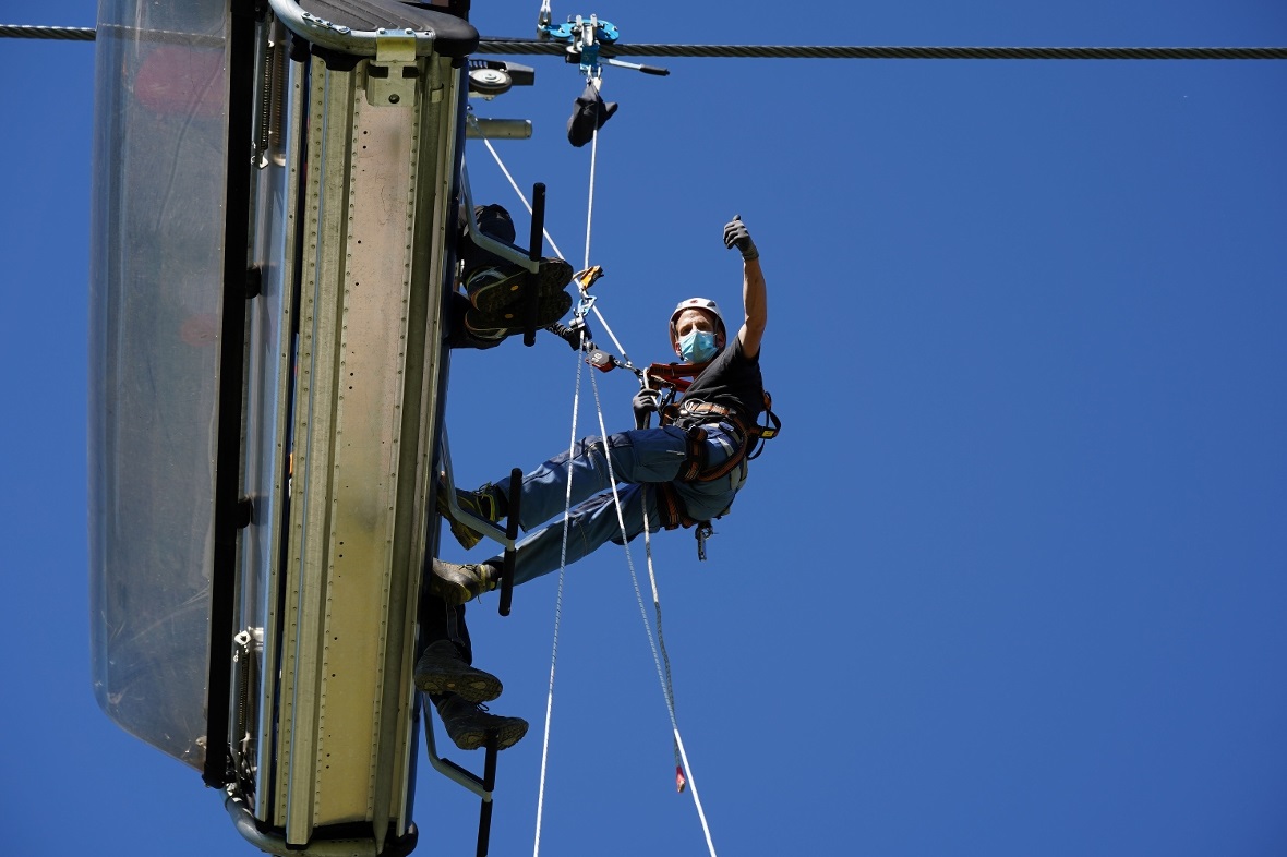 Alles klar am Sessel.