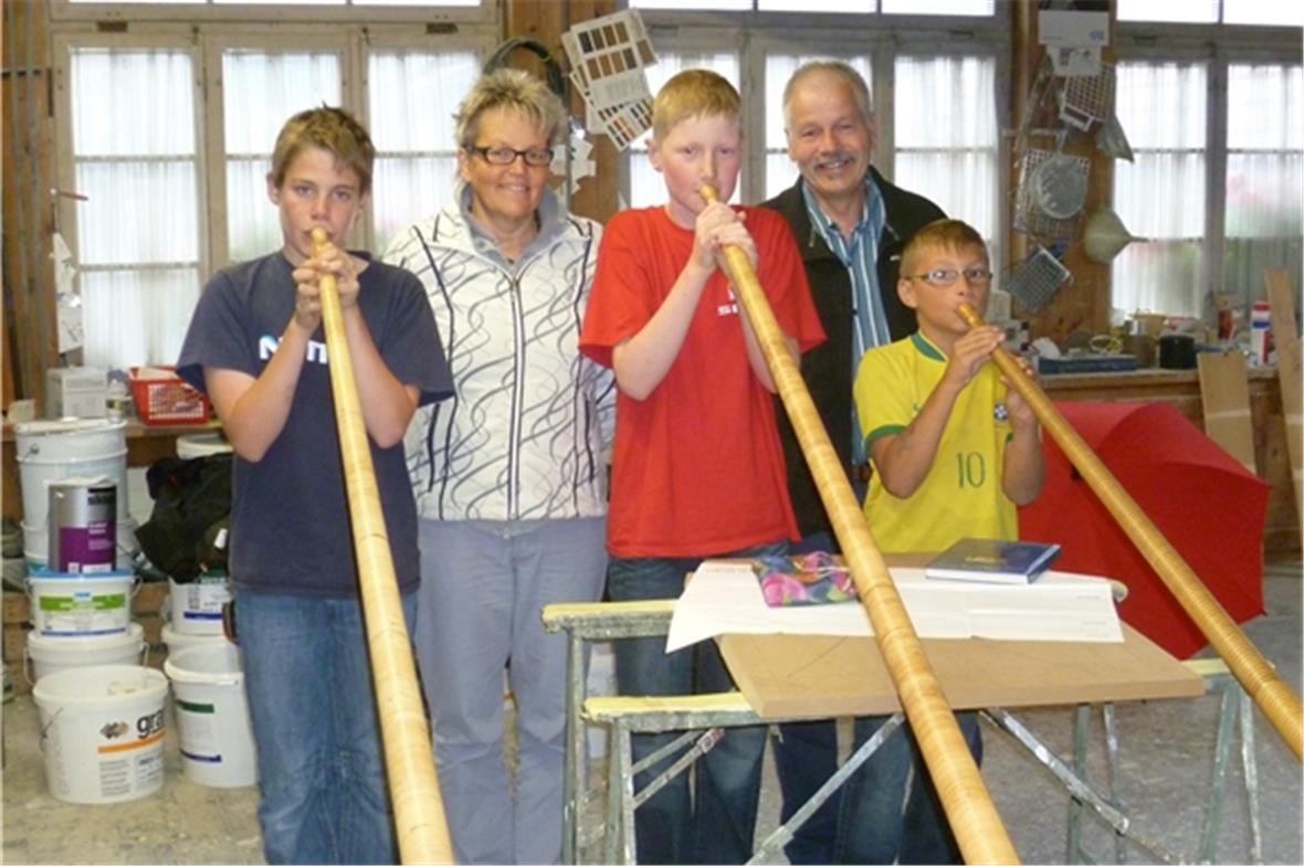 Alphornbläser in Reidenbach