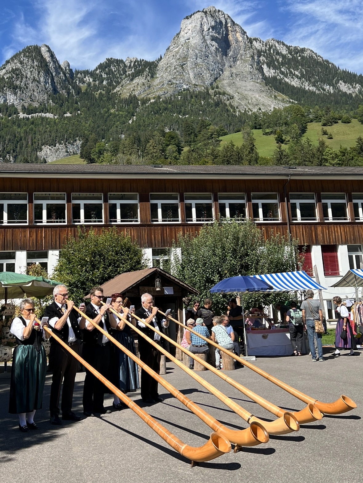 Alphorngruppe Mittagsfluh Boltigen.