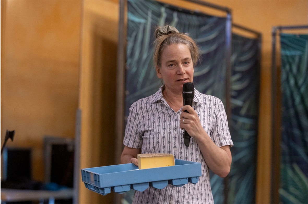Alpkäserei-Leiterin Maike Oestreich sensibilisierte Älpler für Betriebsblindheit...