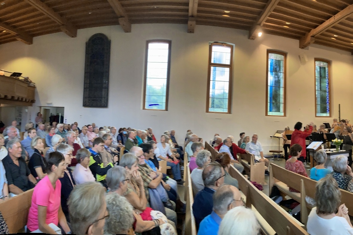 Als Zugabe spielen alle miteinander nochmals «Freude schöner Götterfunken».