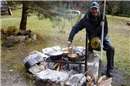 Am Feuer zubereitet