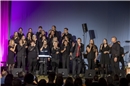 Am Samstag und Sonntag kamen fast 500 Personen zum Konzert des Gospelchores. Und...