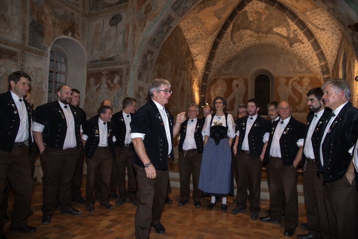 Am Schluss dirigierte Martin Jutzeler den Gesamtchor.