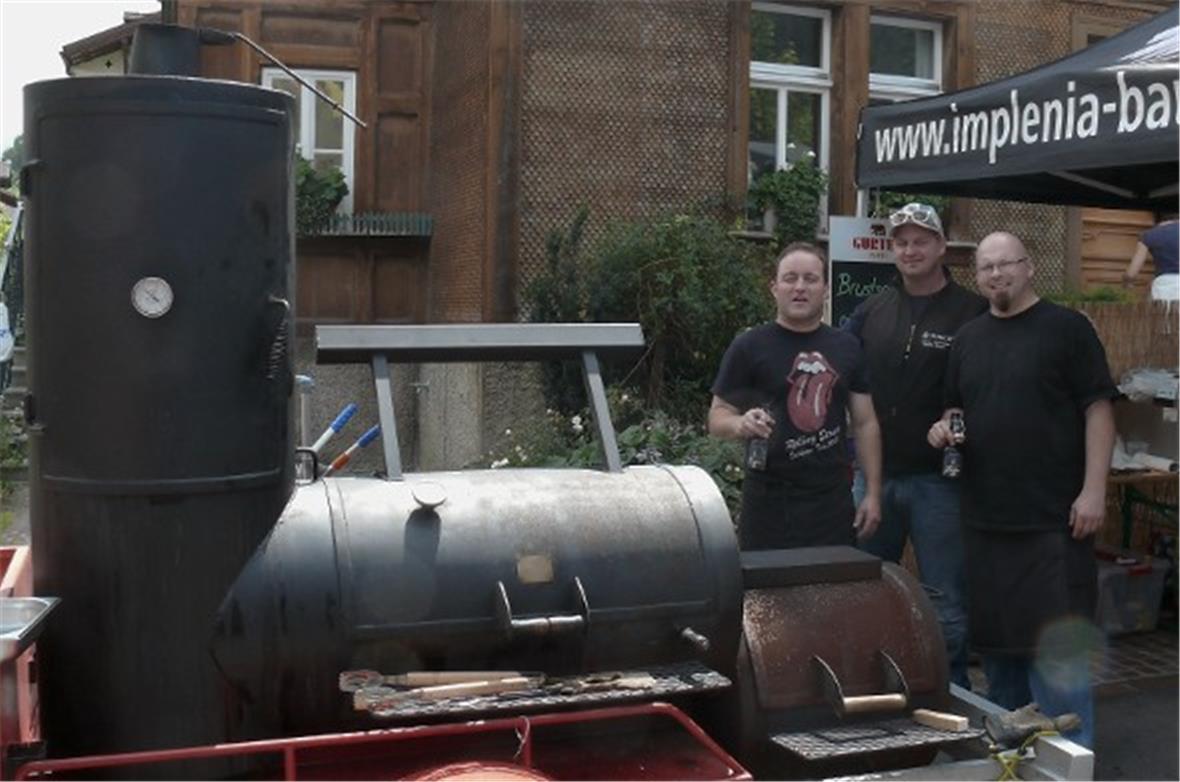 Am Stand der Implenia konnte gegessen und getrunken werden.