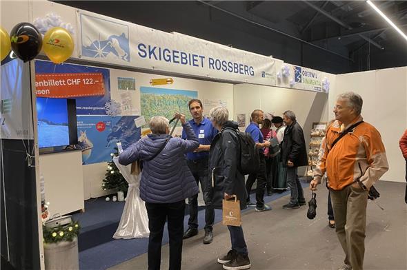 Am Stand von Oberwil herrschte an der Neuland-Ausstellung reger Betrieb.