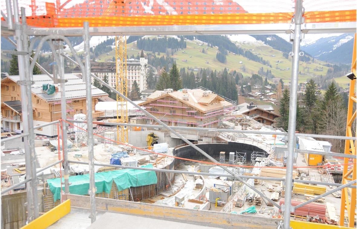 Am Tag der offenen Tür konnte die Grossbaustelle besichtigt werden.