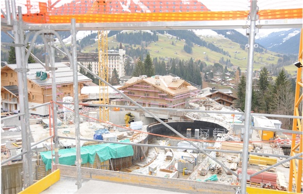 Am Tag der offenen Tür konnte die Grossbaustelle besichtigt werden.