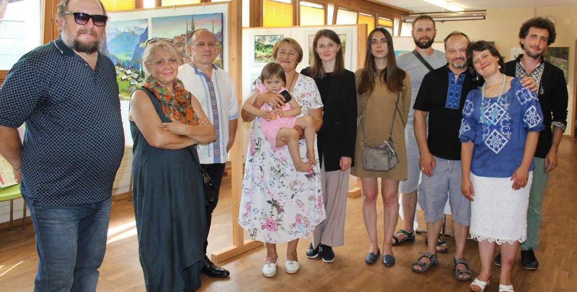 Am vergangenen Sonntag an der Vernissage des 6. Künstlertreffens in Oberwil im K...