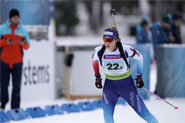 An den Biathlon Junioren-Weltmeisterschaften gut unterwegs: Yara Burkhalter aus Zweisimmen.