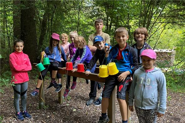 An unterschiedlichen Stationen war Ausdauer und Geschick von den Schülern der Schulen Erlenbach und Latterbach gefordert.