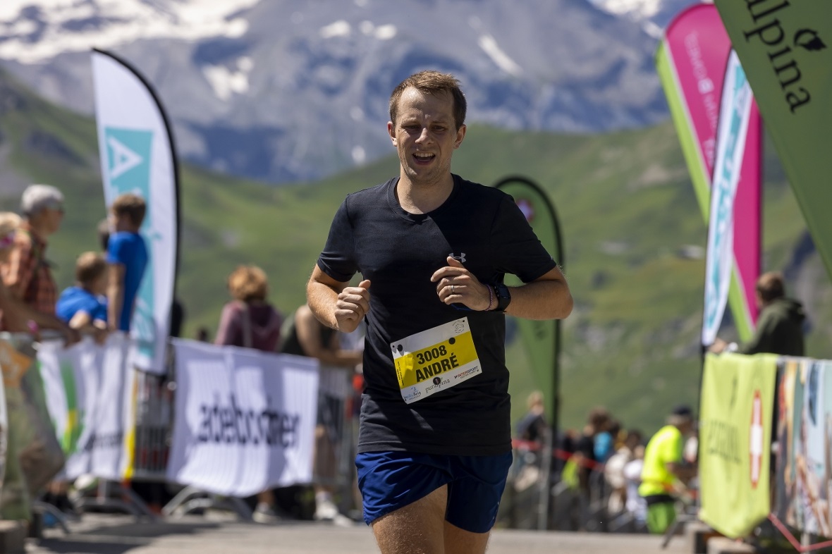 Andre Gfeller lief ins Ziel. Gemeinsam mit dem Erlenbacher Simon Hodler startete...