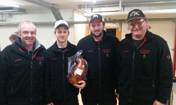 Andreas Bischoff, Sandro Bischoff, Tobias Bischoff und Heinz Knöri.