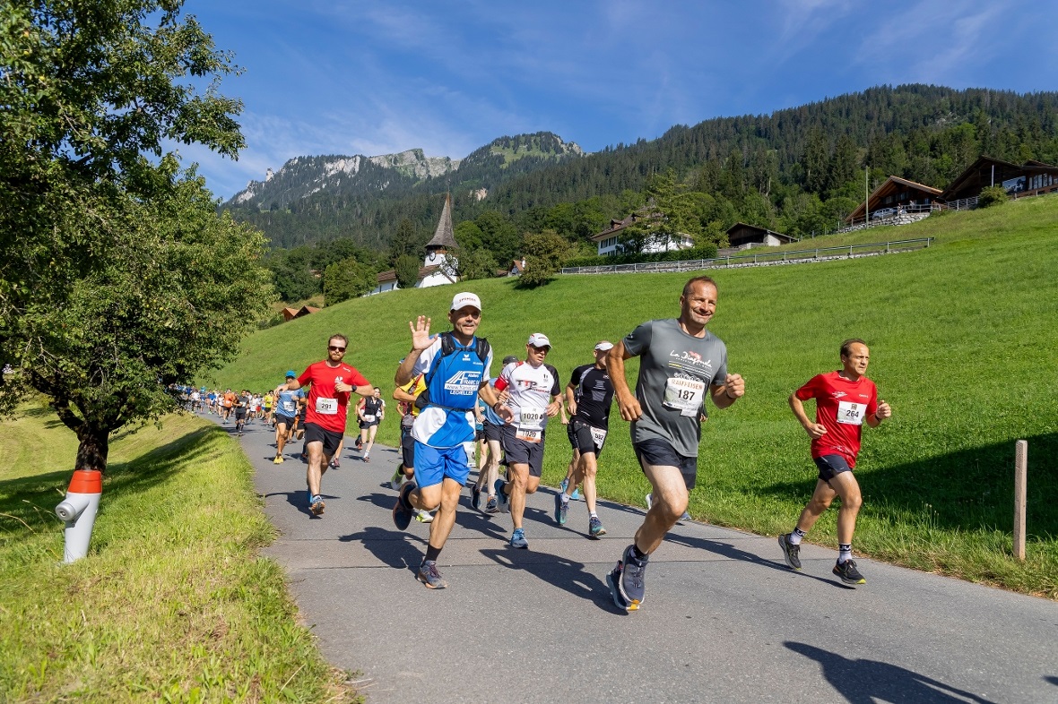 Andreas Gafner aus Oberwil startete mit der Nummer 187.