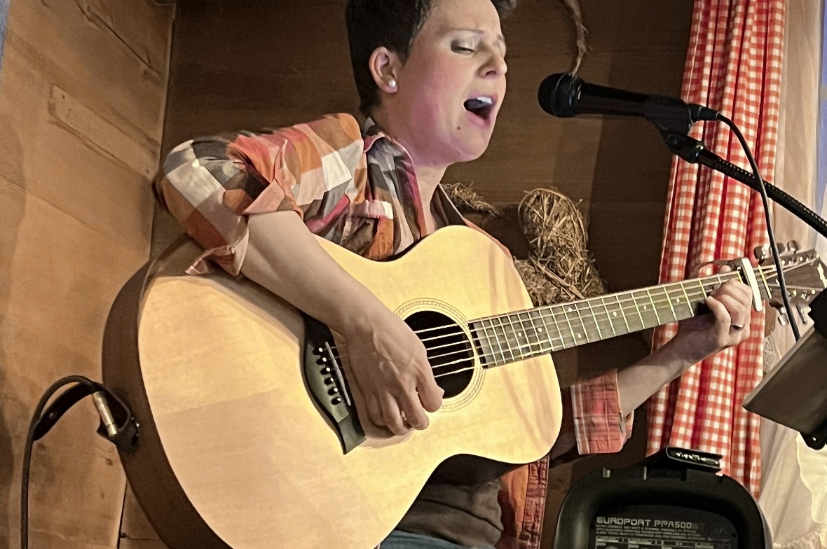 Angie Buchs begeisterte ihr Publikum im Fang.