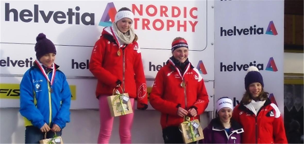 Anina Capelli, Valérie Glanzmann, Lea Fischer, Katja Bieri und Nadine Matter.