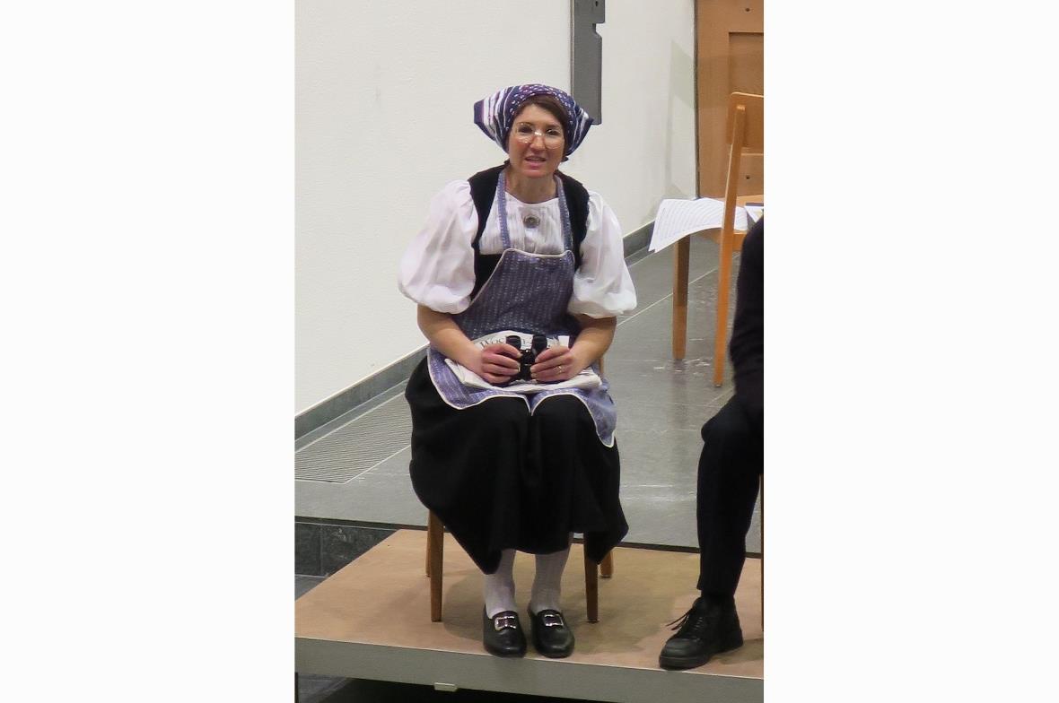 Annemarie Christeler als Emmentaler Bauersfrau