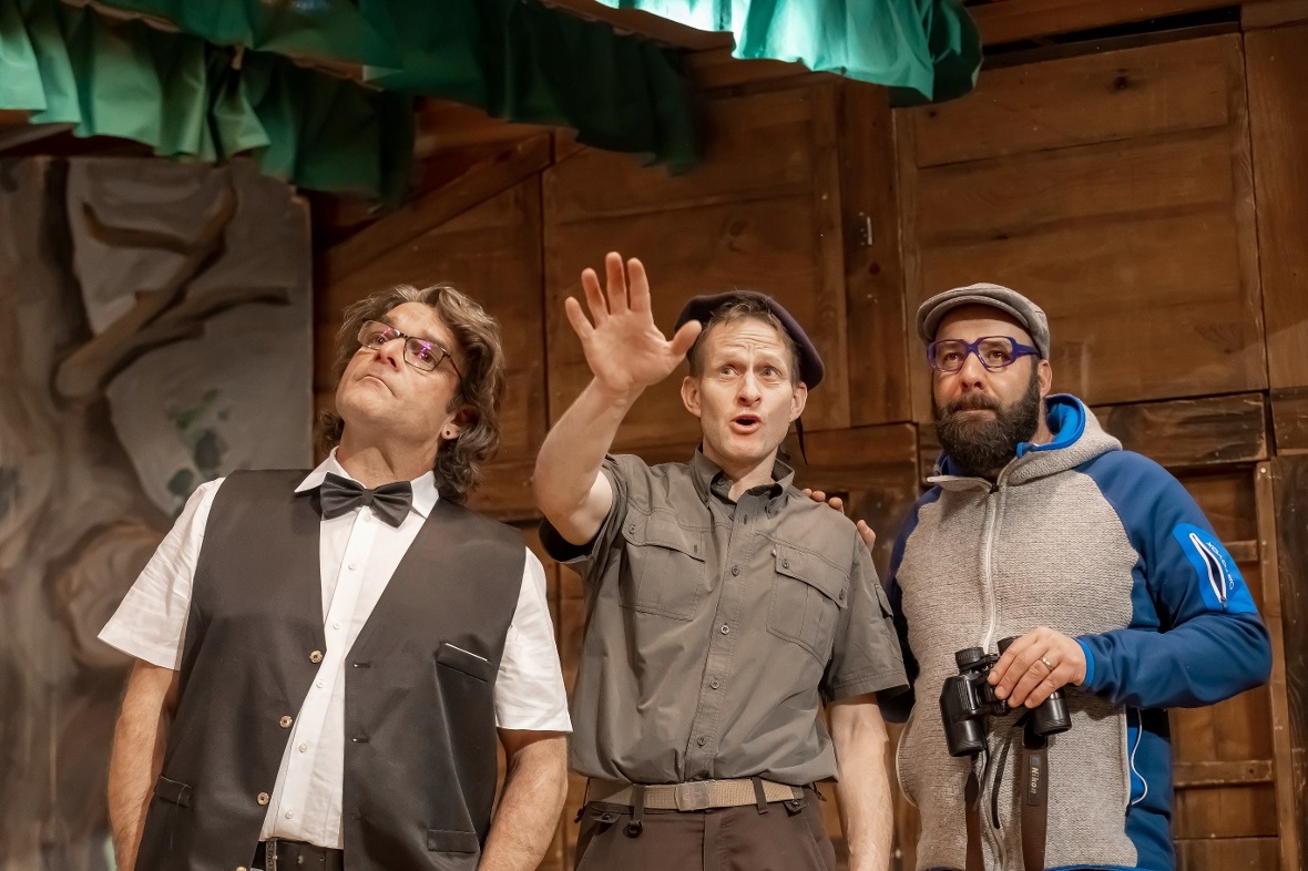 Anton Hausknecht im Flora Alpina (Hansueli Mani), Pierre Lütolf Feriengast und B...