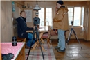 Arbeit in der warmen Stube