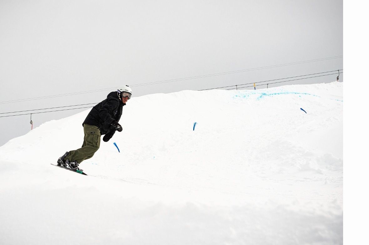 Aron Fahrni beim Training am Betelberg.