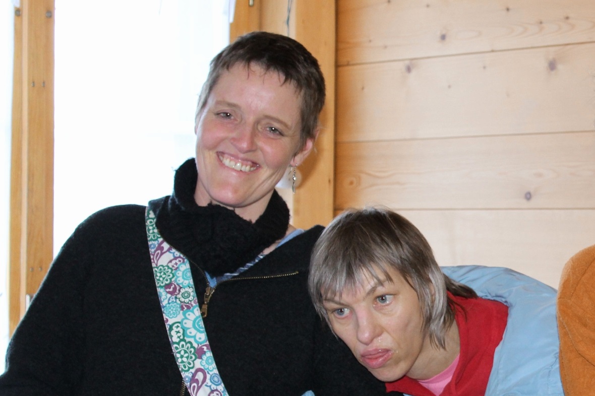 Auch Mitarbeiterinnen und Bewohnerinnen und Bewohner der Bergquelle kamen vorbei...