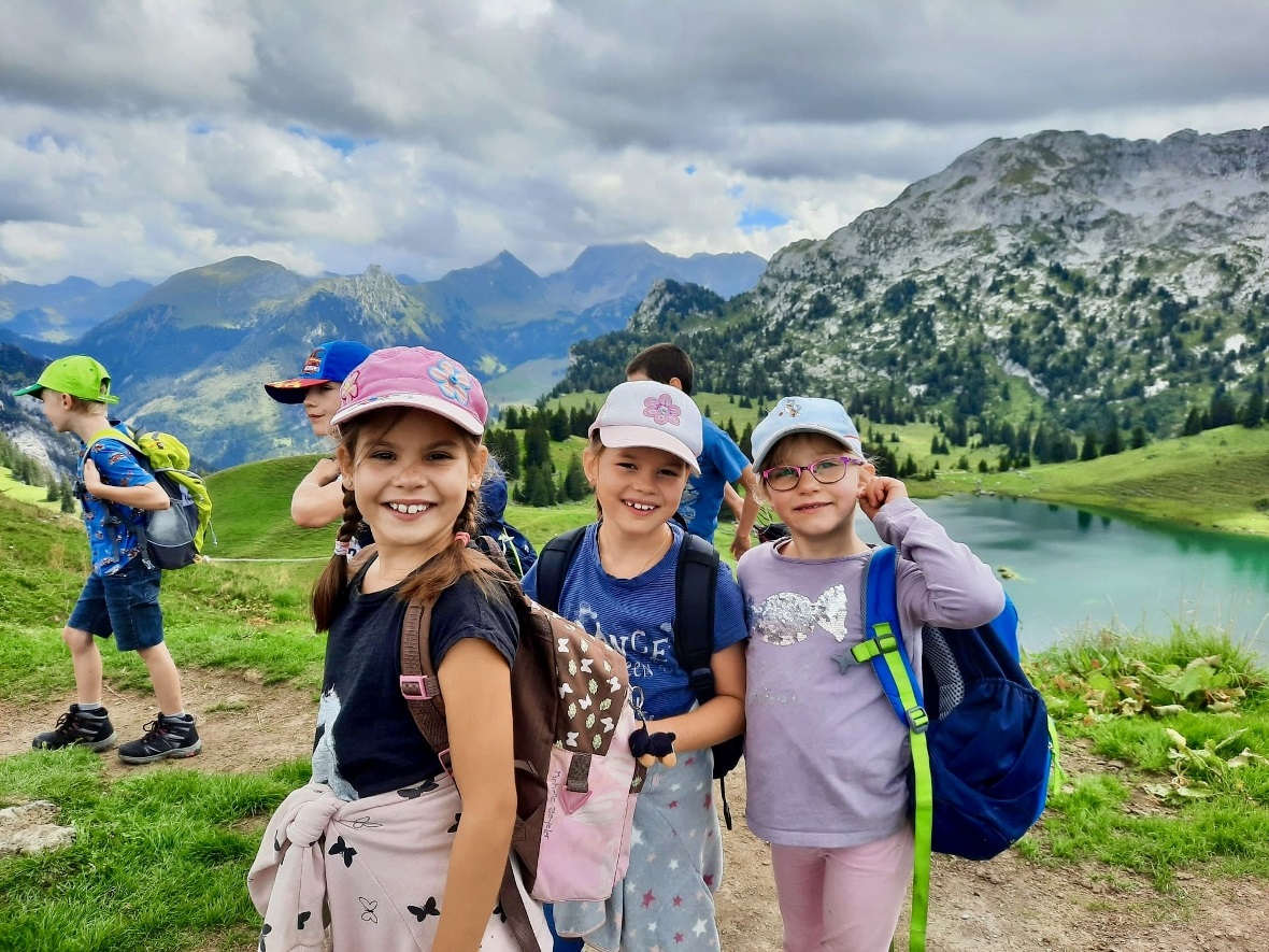 Auch den jüngsten gefällt die Wanderung an den Seebergsee sehr!
