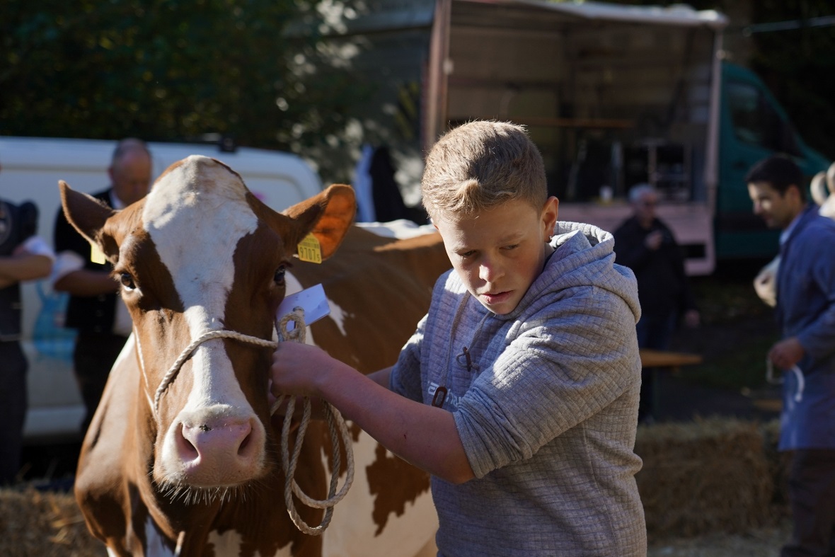 Auch der Nachwuchs in den Züchterfamilien beteiligte sich aktiv.