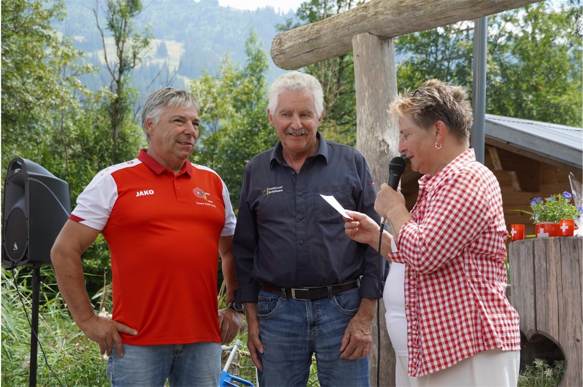 Auch die Schützen Zweisimmen wurden für ihre Leistungen gewürdigt.