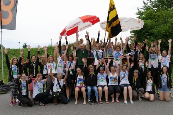 Auch die erwachsenen Turner und Turnerinnen des TV Zweisimmen waren zufrieden mit ihrer Teilnahme.