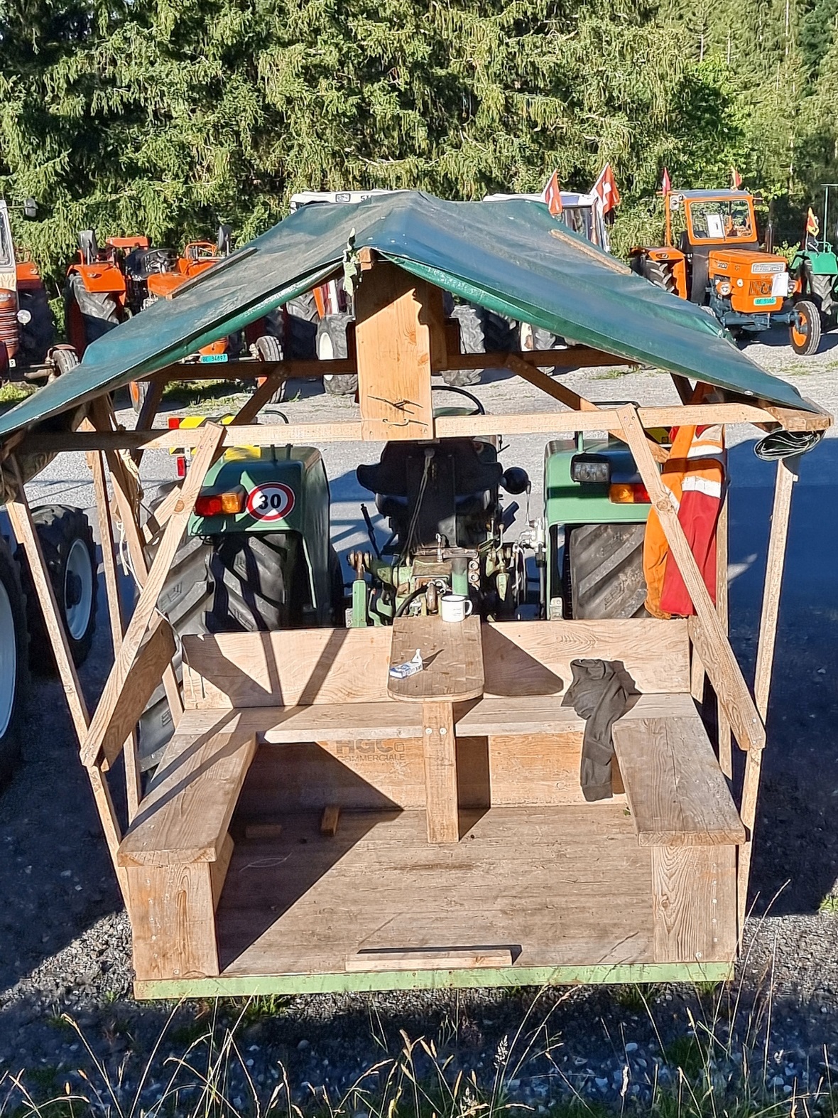 Auch eine Festwirtschaft für unterwegs war dabei.