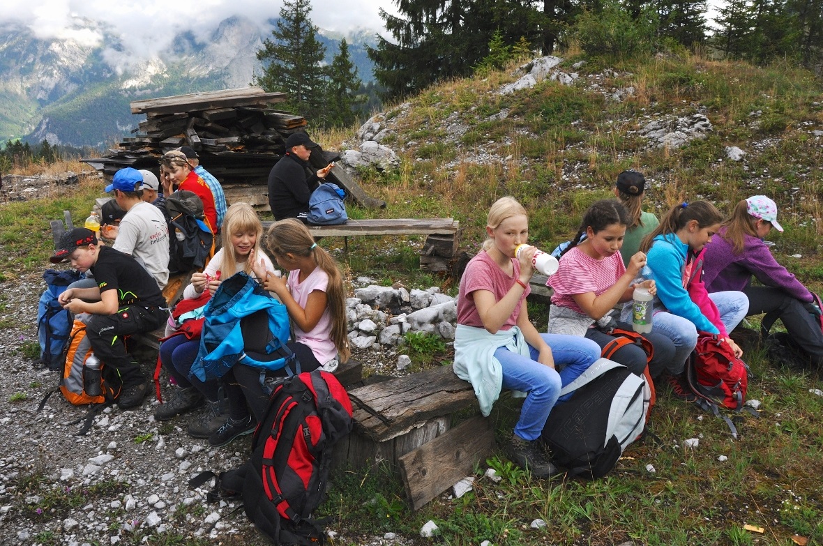 Auch eine Trinkpause muss zwischendurch mal sein!